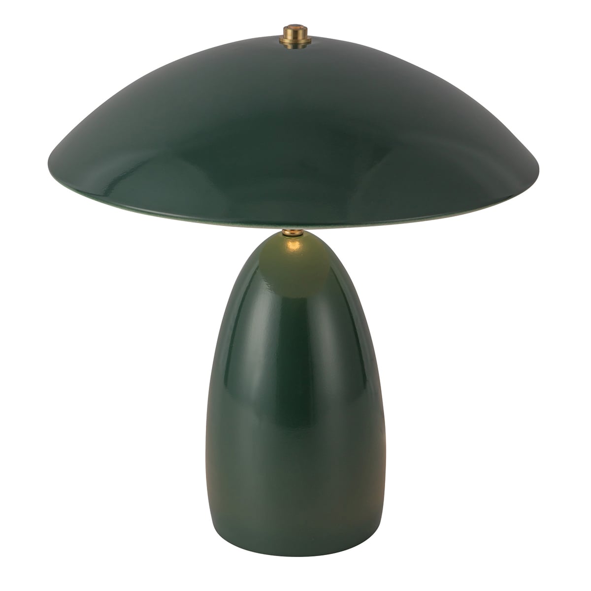 Alora Mood Poppy LED Medium Table Lamp in Pine Green