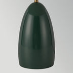 Alora Mood Poppy LED Medium Table Lamp in Pine Green