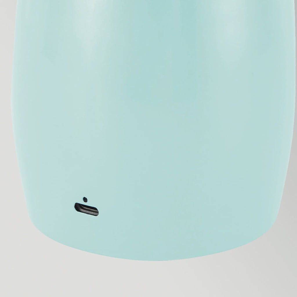 Alora Mood Poppy 12V LED Rechargeable Small Table in Cerulean Light Blue