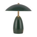 Alora Mood Poppy 12V LED Rechargeable Small Table in Pine Green
