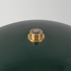 Alora Mood Poppy 12V LED Rechargeable Small Table in Pine Green