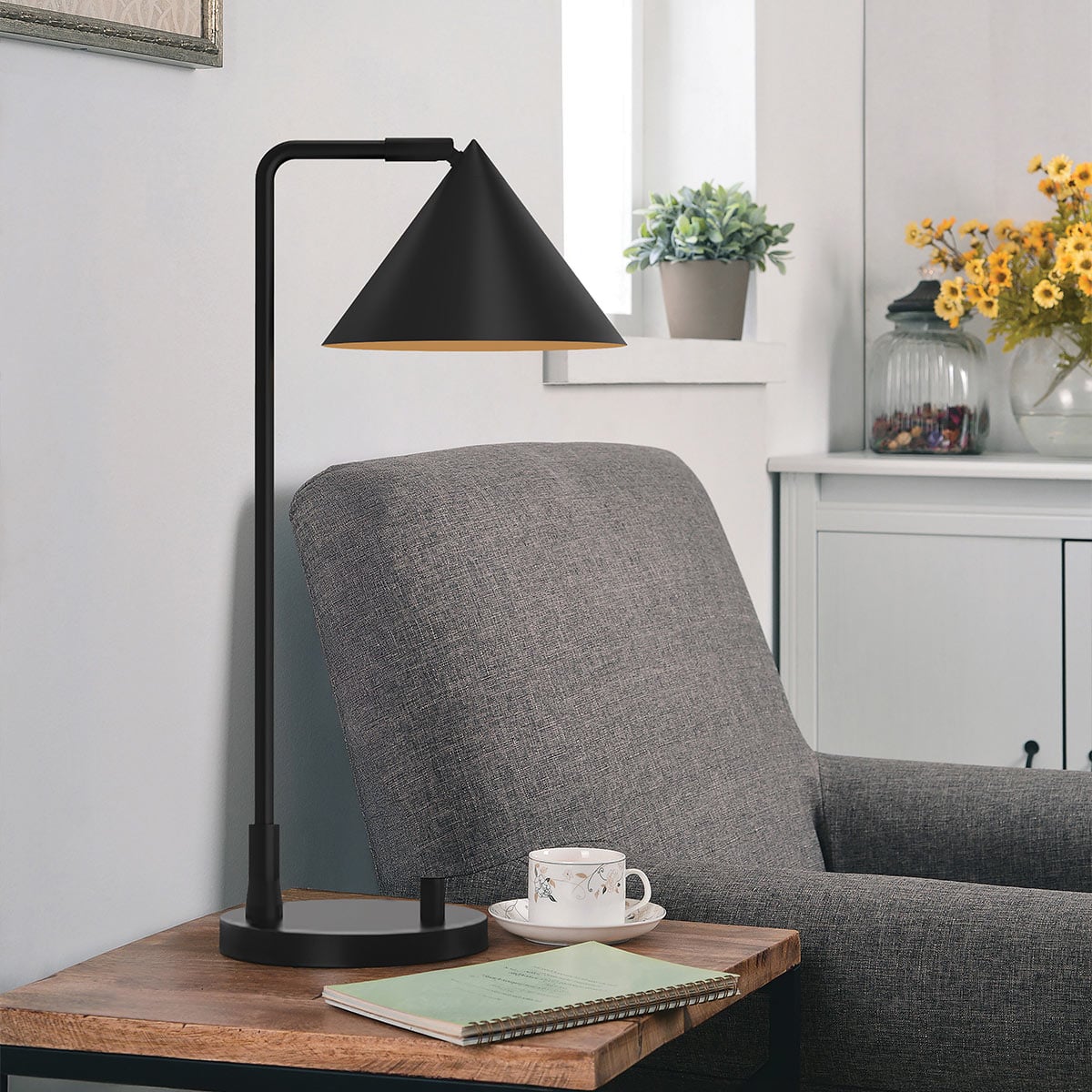 Alora Mood Remyck Table Lamp Matte Black