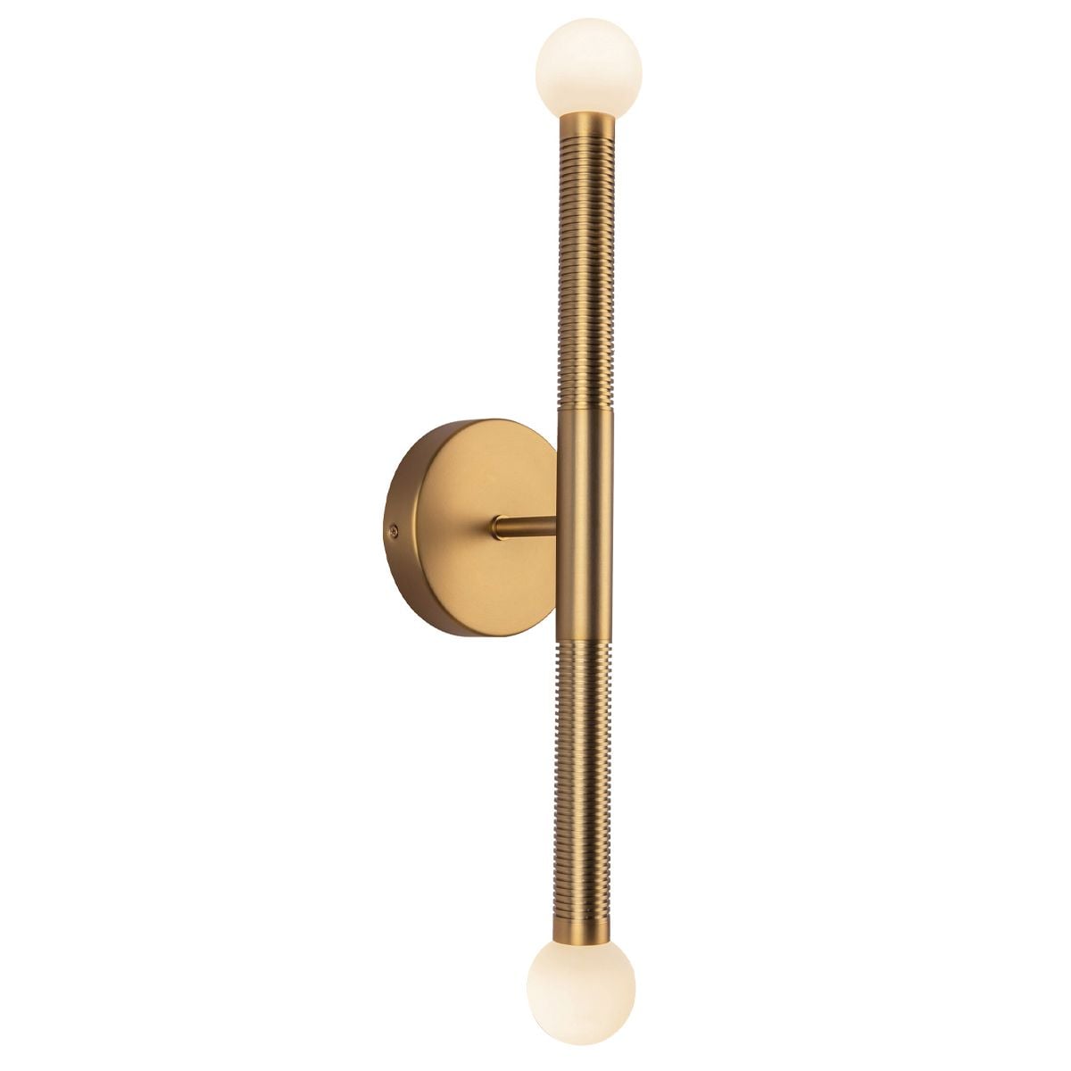 Alora Mood Arden 2 Light LED Wall Light in Brushed Gold