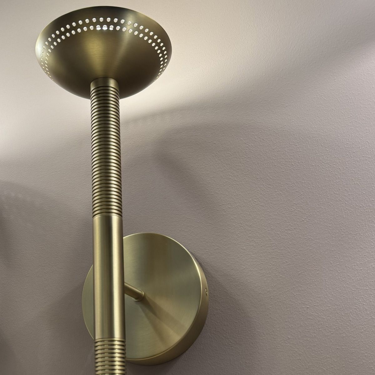 Alora Mood Arden 2 Light LED Wall Light in Brushed Gold