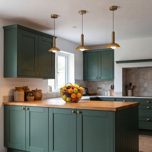 Alora Mood Arden LED Mini Pendant in Brushed Gold