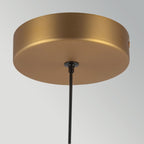 Alora Mood Arden LED Mini Pendant in Brushed Gold