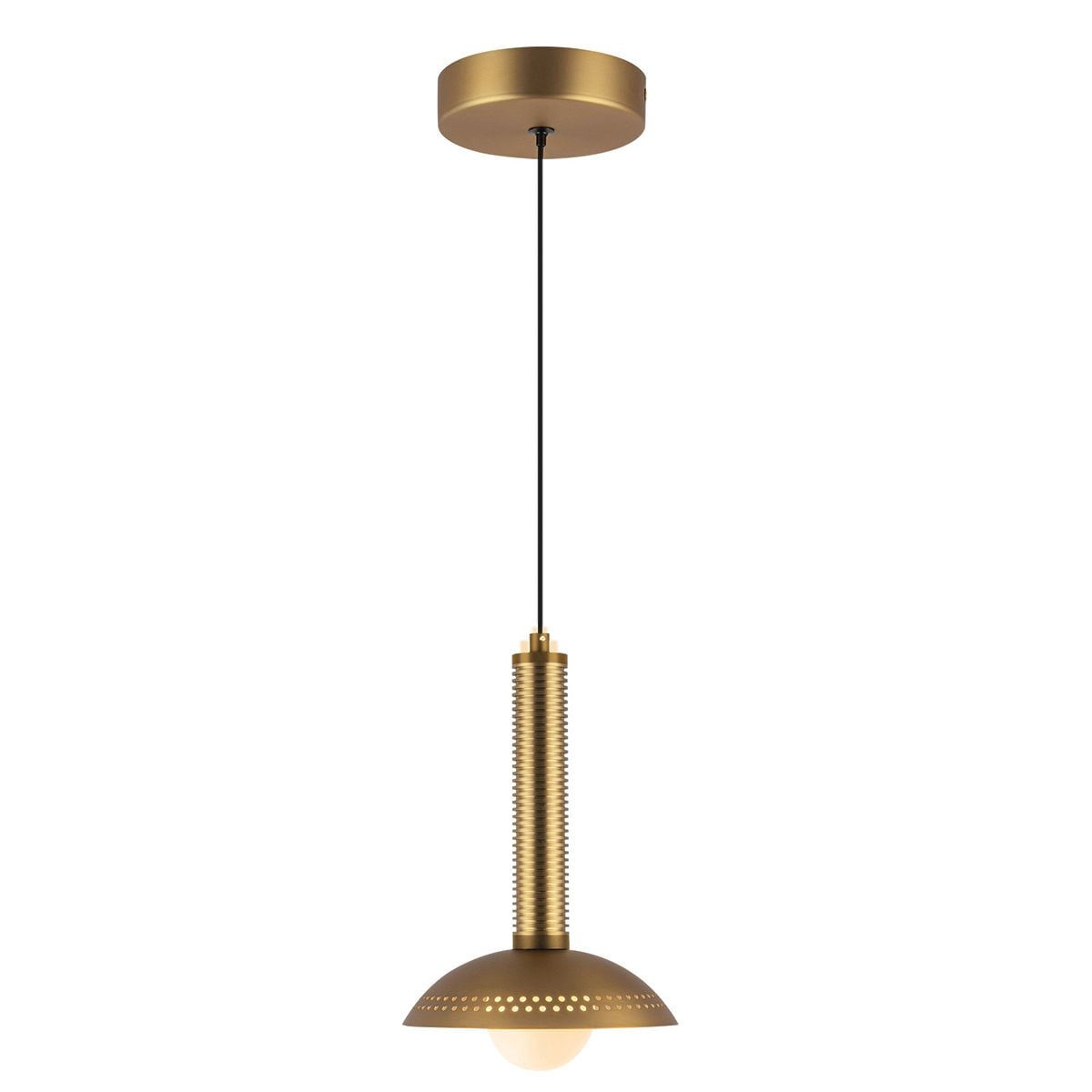 Alora Mood Arden LED Mini Pendant in Brushed Gold