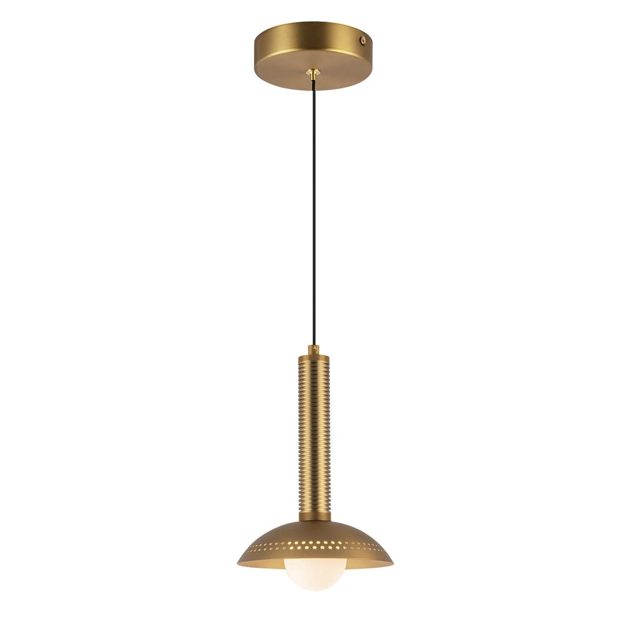 Alora Mood Arden LED Mini Pendant in Brushed Gold