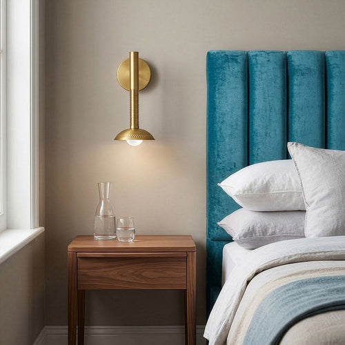 Alora Mood Arden LED Wall Light in Brushed Gold