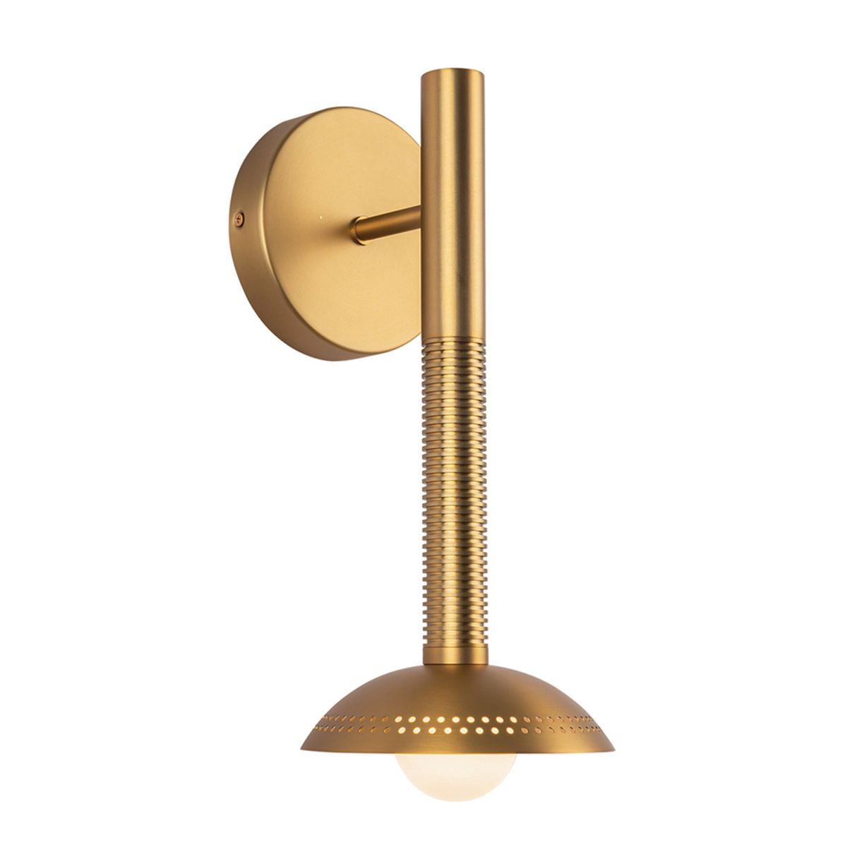 Alora Mood Arden LED Wall Light in Brushed Gold