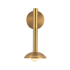 Alora Mood Arden LED Wall Light in Brushed Gold