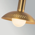 Alora Mood Arden LED Wall Light in Brushed Gold