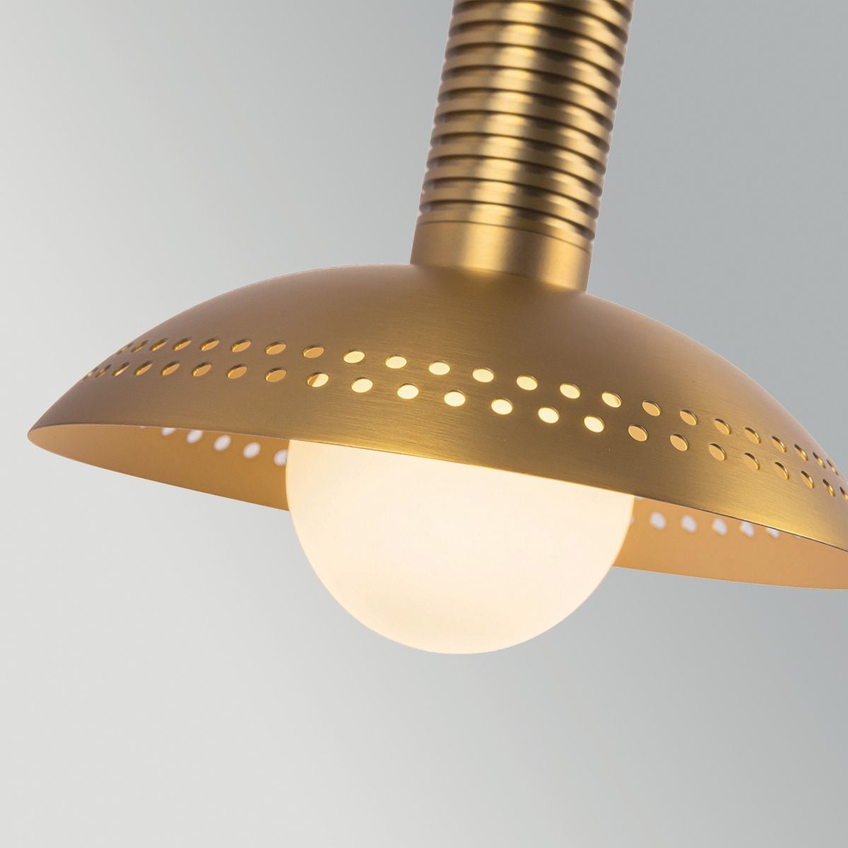 Alora Mood Arden LED Wall Light in Brushed Gold
