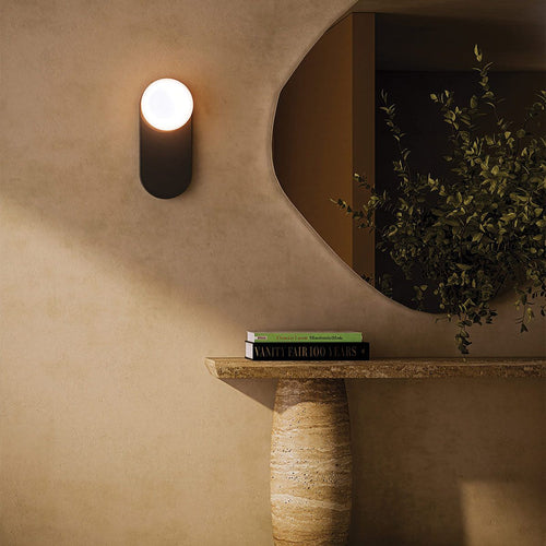 Alora Mood Ariel Wall Light in Matte Black
