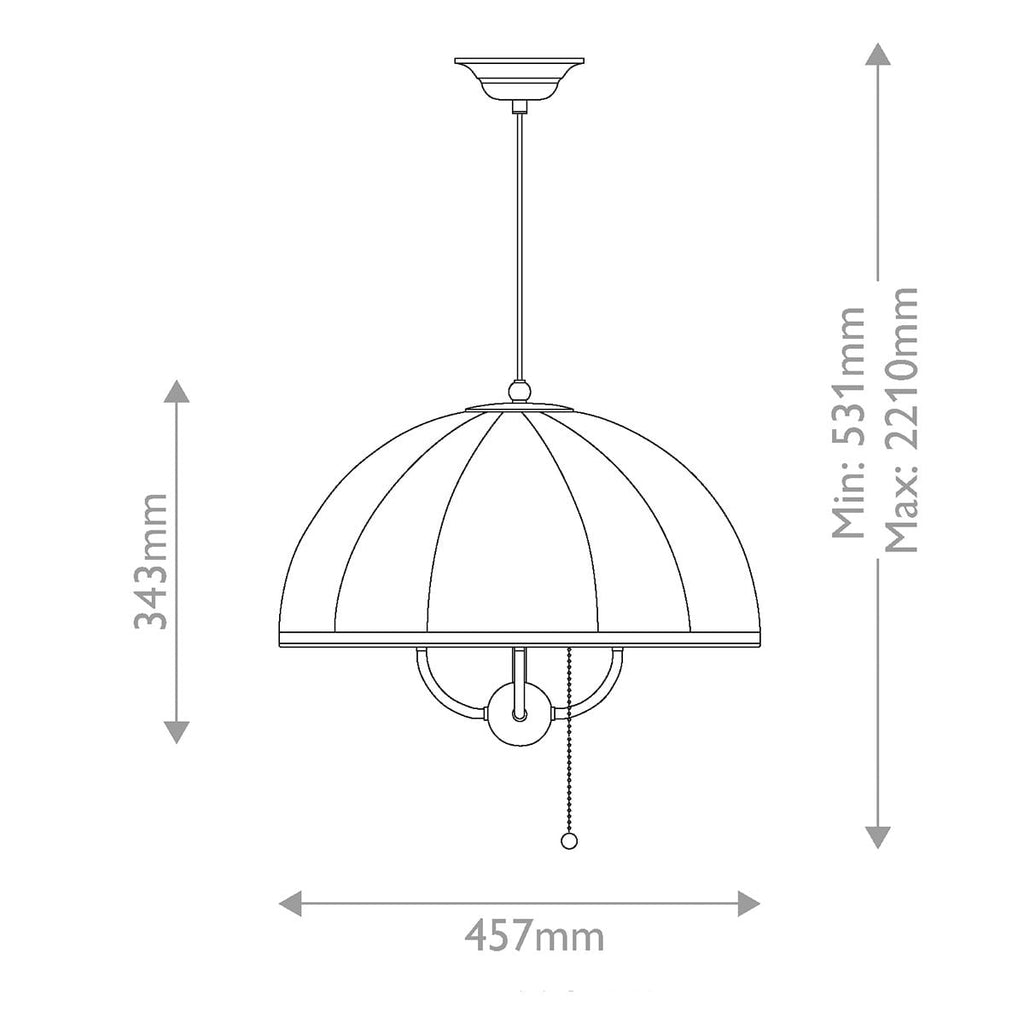 Alora Mood Crosby 4 Light Pendant in Satin Cream & Brushed Gold