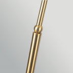 Alora Mood Crosby Floor Lamp in Satin Cream & Brushed Gold