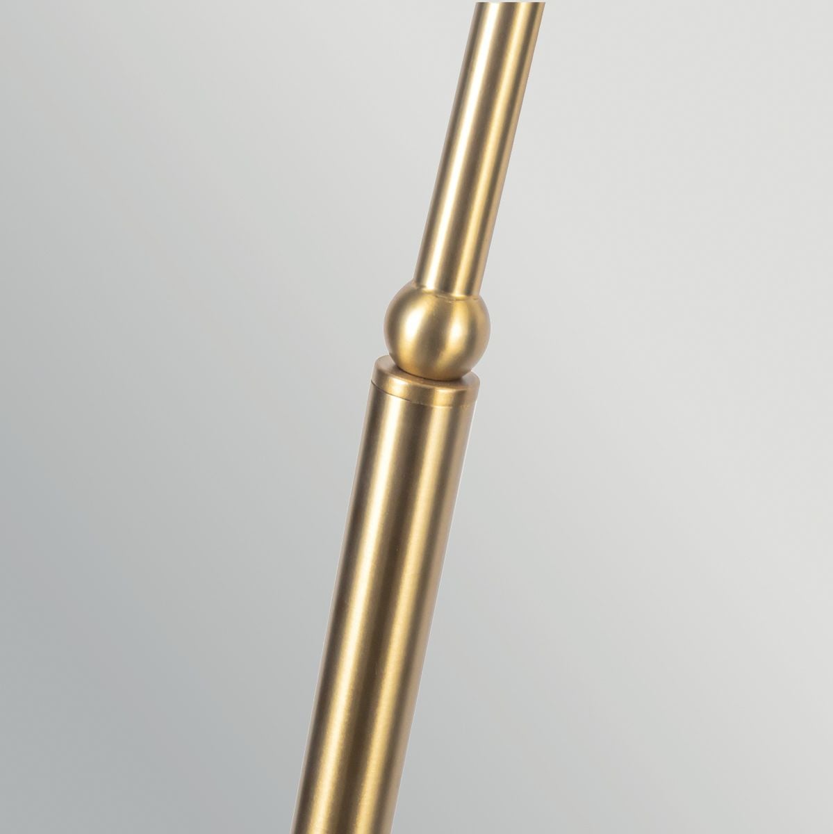 Alora Mood Crosby Floor Lamp in Satin Cream & Brushed Gold