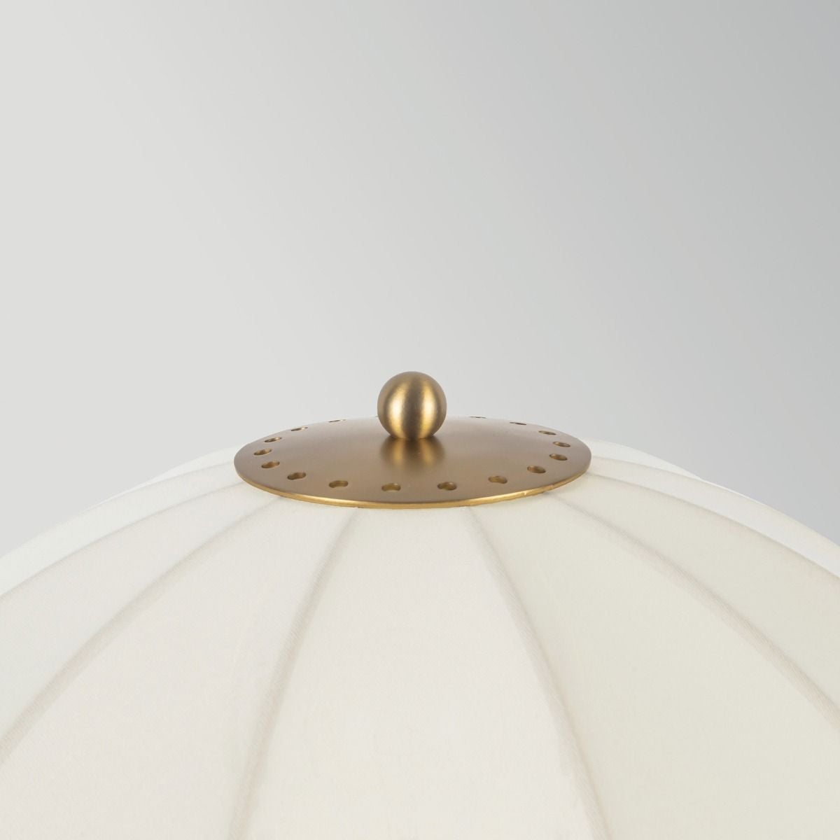 Alora Mood Crosby Table Lamp in Satin Cream & Brushed Gold