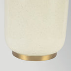 Alora Mood Crosby Table Lamp in Satin Cream & Brushed Gold