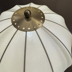 Alora Mood Crosby Table Lamp in Satin Cream & Brushed Gold