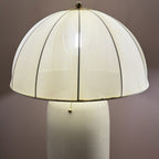 Alora Mood Crosby Table Lamp in Satin Cream & Brushed Gold