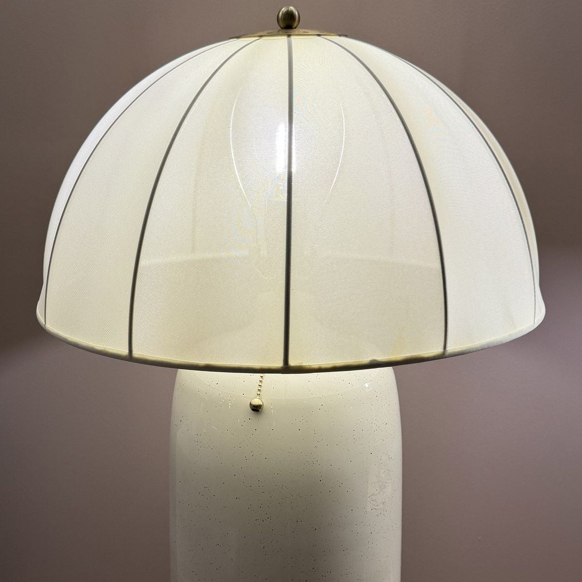 Alora Mood Crosby Table Lamp in Satin Cream & Brushed Gold