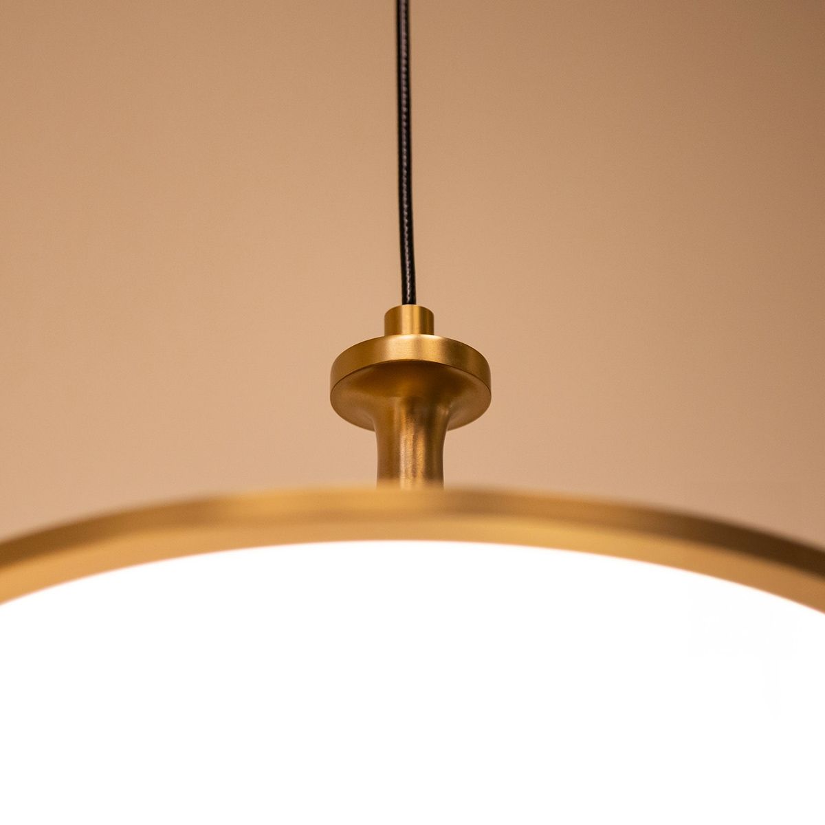 Alora Mood Issa LED Medium Pendant in Brushed Gold