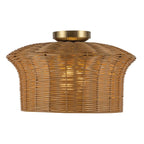 Alora Mood Kai Flush in Brushed Gold & Rattan
