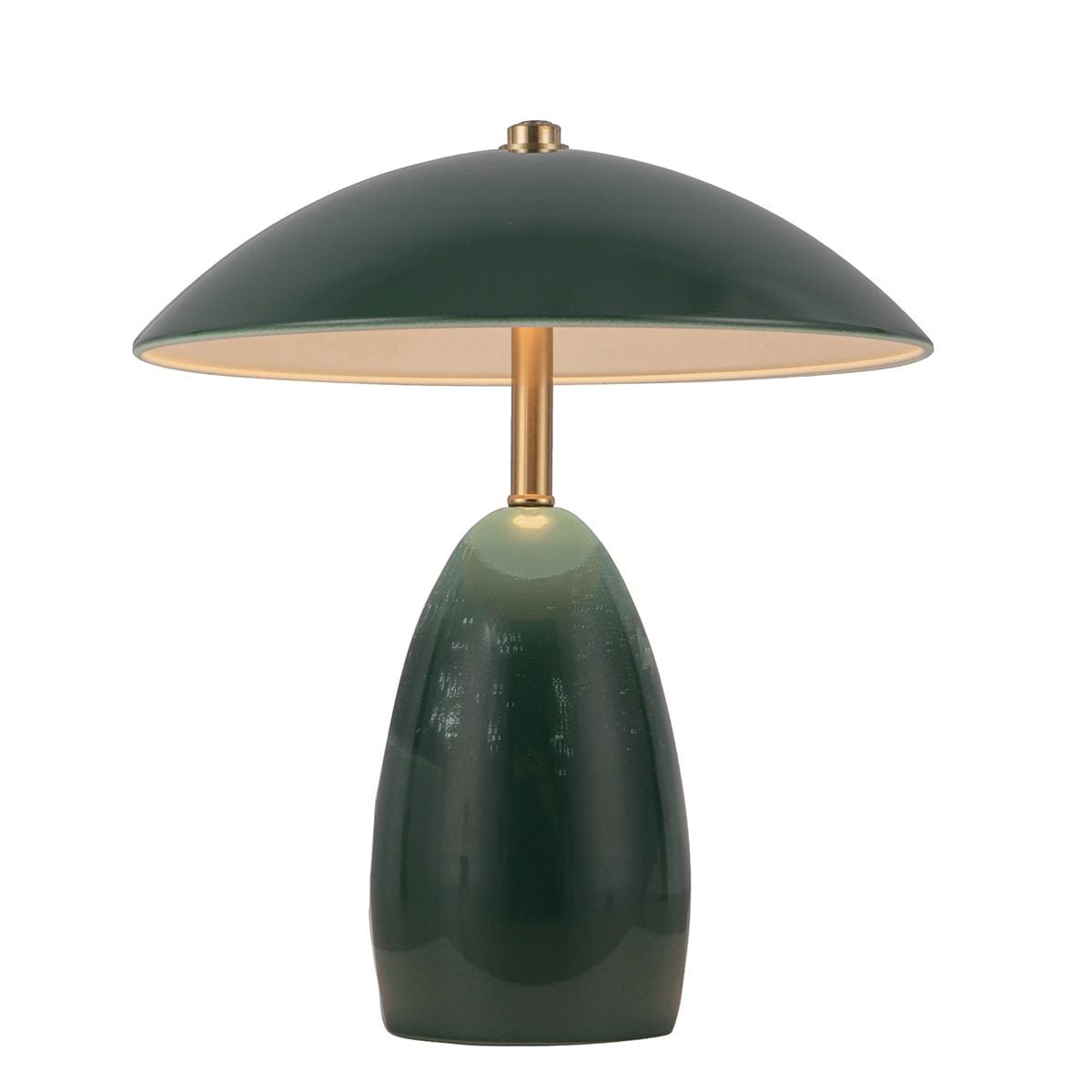 Alora Mood Poppy 12V LED Rechargeable Small Table in Pine Green