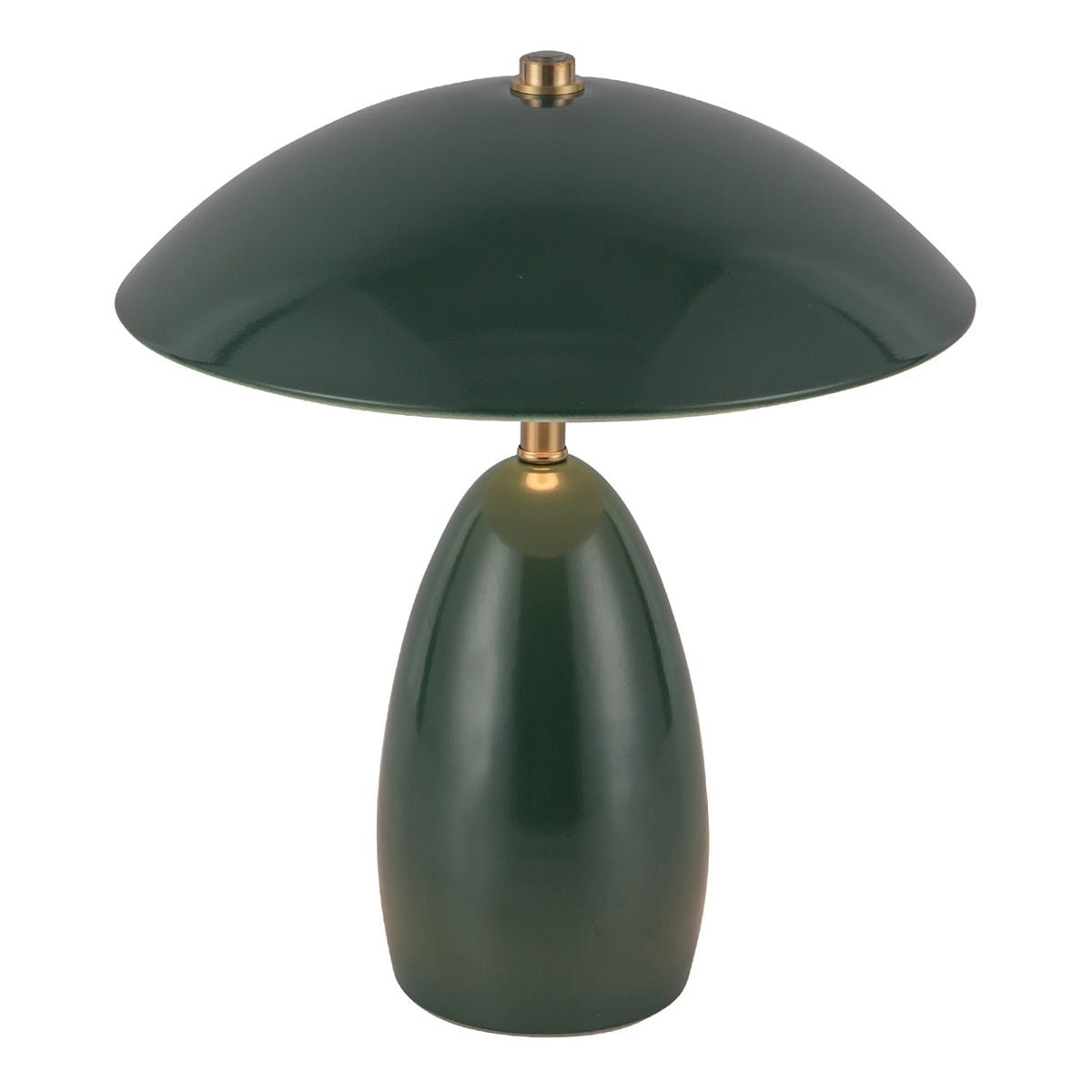 Alora Mood Poppy 12V LED Rechargeable Small Table in Pine Green