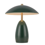 Alora Mood Poppy 12V LED Rechargeable Small Table in Pine Green