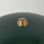 Alora Mood Poppy 12V LED Rechargeable Small Table in Pine Green