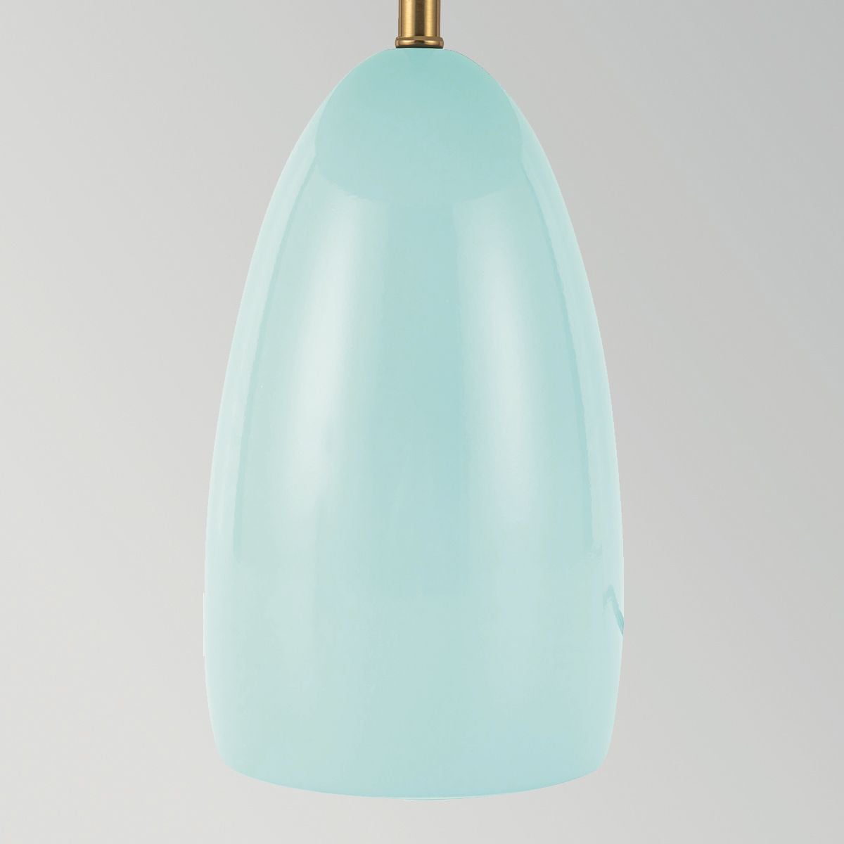 Alora Mood Poppy LED Medium Table Lamp in Cerulean Light Blue