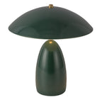 Alora Mood Poppy LED Medium Table Lamp in Pine Green