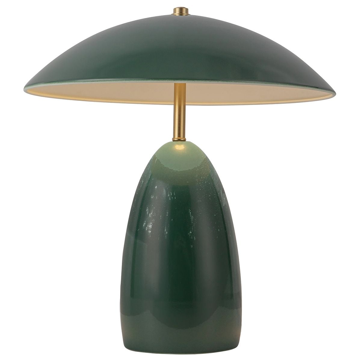 Alora Mood Poppy LED Medium Table Lamp in Pine Green