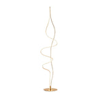 Regent Altkirch 36W LED Floor Lamp in Gold and Black