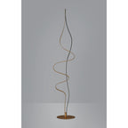 Regent Altkirch 36W LED Floor Lamp in Gold and Black