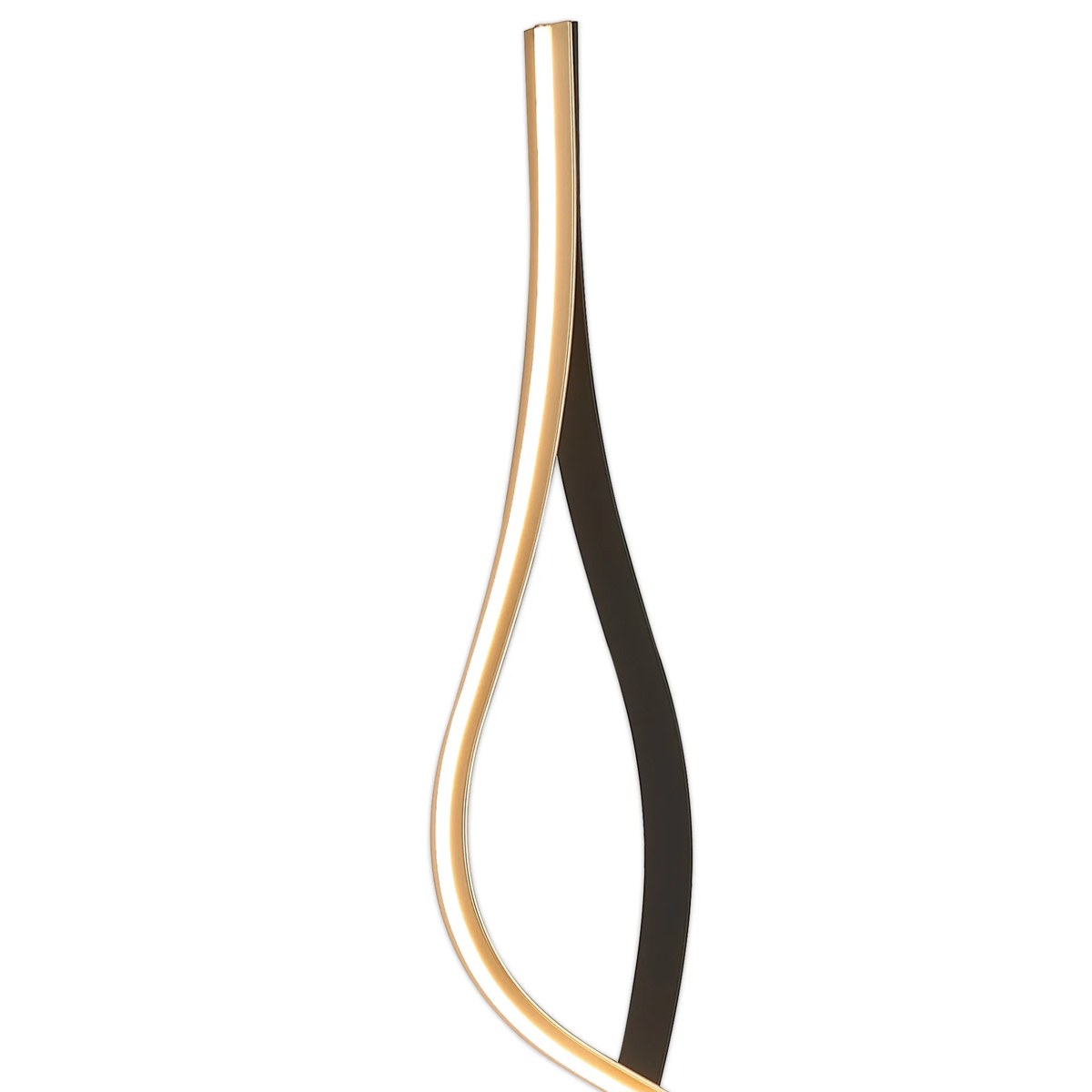 Regent Altkirch 36W LED Floor Lamp in Gold and Black