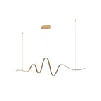 Regent Altkirch Wave LED Pendant Light - Gold