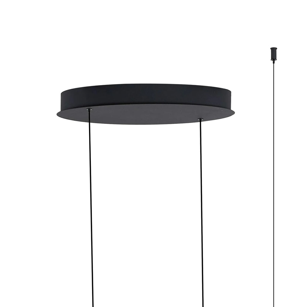 Regent Altkirch 1980mm Double Wave LED Pendant Light - Dark Grey