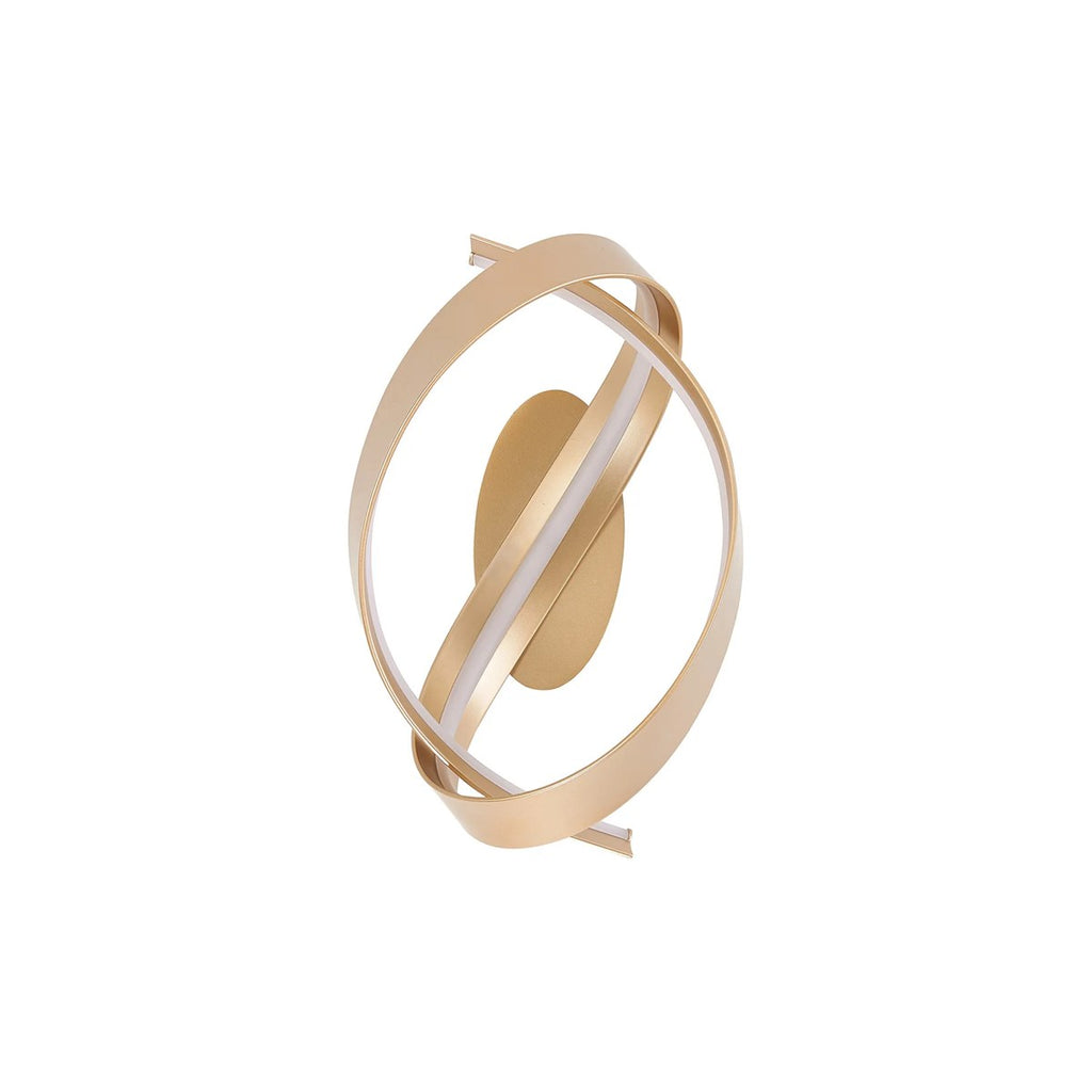 Regent Altkirch Loop LED Wall Light - Gold