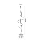 Regent Altkirch 45W LED Floor Lamp - dimensions