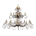 Elstead Amarilli 15 Light Chandelier in Bronze