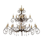 Elstead Amarilli 15 Light Chandelier in Bronze