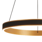 Regent Annevoie 60cm Round Remote Control LED Pendant Light - Brushed Gold