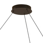 Regent Annevoie 1m Round Remote Control LED Pendant Light - Brushed Gold