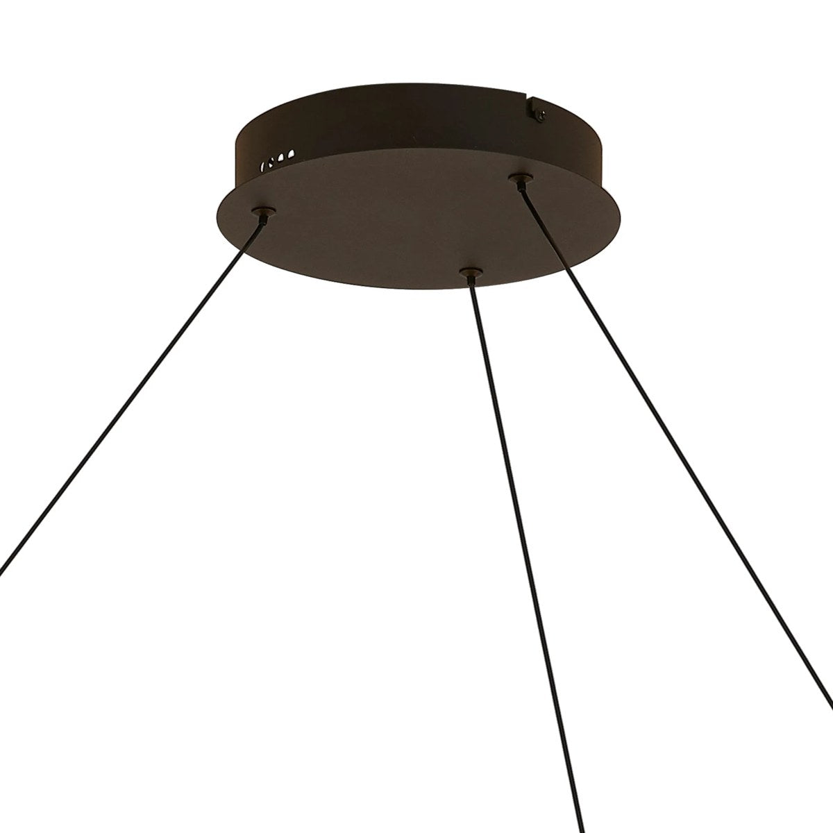 Regent Annevoie 1m Round Remote Control LED Pendant Light - Brushed Gold