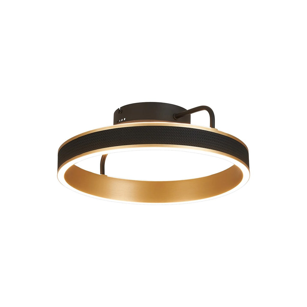 Regent Annevoie 40cm Round LED Ceiling Light - Brushed Gold