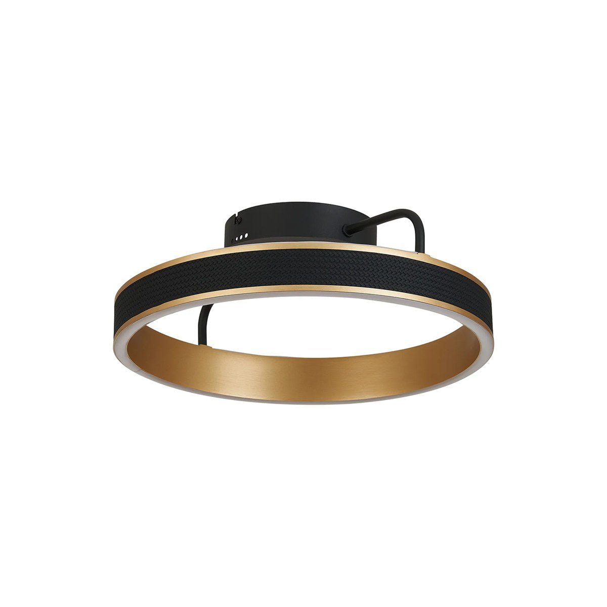 Regent Annevoie 40cm Round LED Ceiling Light - Brushed Gold