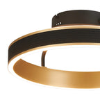 Regent Annevoie 40cm Round LED Ceiling Light - Brushed Gold